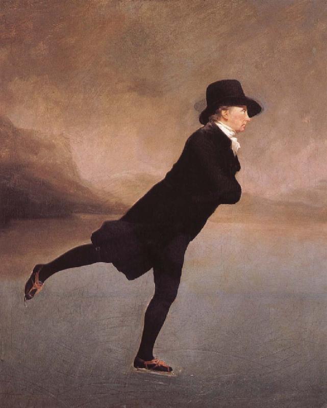 Sir Henry Raeburn Pastor Robert Walker pa skridskotur